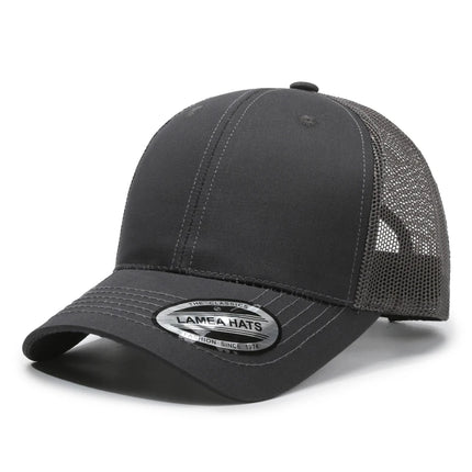 Custom Logo Solid Color Baseball Cap Men And Women Richarson 112 Mesh Fitted Fashion Trucker Hat Hip Hop Curved Brim Snapback