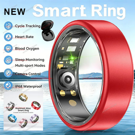 Colorful Smart Ring Women Men Blood Pressure Heart Rate Monitoring IP68 Waterproof 100+Sport Mode Super Light Smartring 2026 New