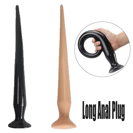 Long Anal Plug Dildo Super Soft Flexible Butt Plug Prostate Massage Anal Dilator Long Dick Ass Sex Toys For Men Women Couples