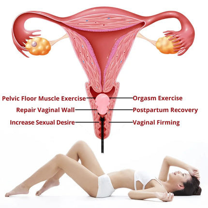 Pure Natural Rose Quartz Yoni Egg Vaginal Muscles Tightening Ball Women Kegel Exerciser Pink Crystal Egg Massage Ball and Wand