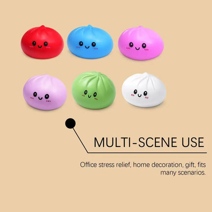 New Squishy Dumpling Toy Squeeze Toy Stress Relief Ornament Food Shape Slow Rebound Squishy Fidget Fun Gifts 2026