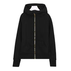 6 yards L suggestion (55.00 kg-60.00 kg / Steel printed black gold slim sweater