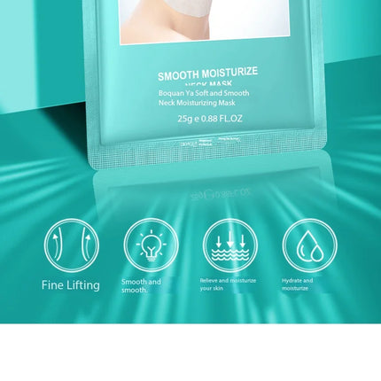 10pcs BIOAQUA Anti-wrinkles Neck Mask Moisturizing Brightening Firming skincare Collagen Neck Masks Korean Skin Care Products