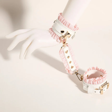 SM Fetish BDSM Bondage Erotic Toy Restraint Set Sex Toys For Women Handcuffs Collar Gag Eye Mask Hand Slap Couples Sex Tools