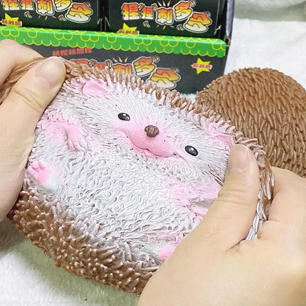 Kawaii Animals Cartoon Hedgehog Decompression Toys TPR Quick Rebound Squeeze Toys Fidget Toys Kids Fun Kids