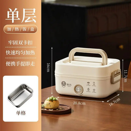 Self Heating Electric Lunch Box Portable Bento Box for Office Workers Multifunctional Heated Thermal Insulation