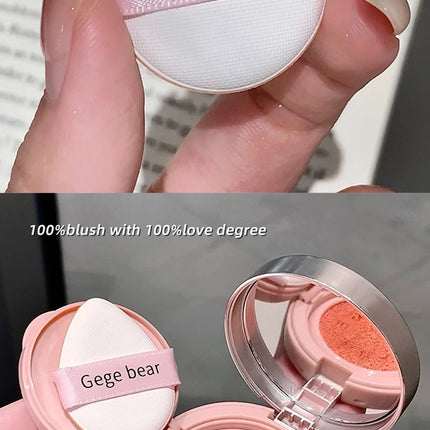 Sweet Color Translucent tender Air cushion blush Pink Powder blush to improve the complexion of Korean vitality young girl