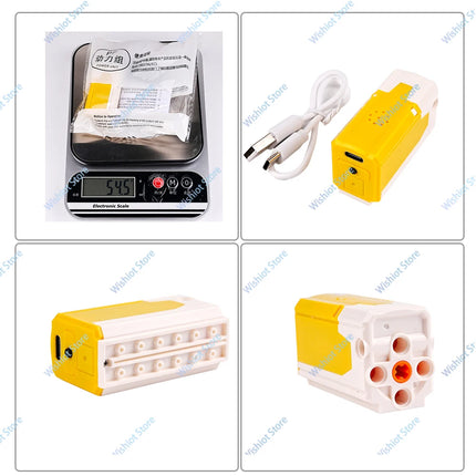 MOC Rechargeable Wireless M/L Motor Multifunction Power Functions Electric APP Remote Control for 9686 Science Education Puzzle