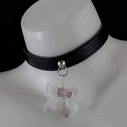 Bow-Tie Mercury Nipple Clamps Cute Bell Collar SM Training Control Breast Restraints Sexy Accessories 3 Sizes Anal Plugs Sex Toy