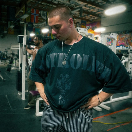 TILL THE DEATH Shirt TTD Athletics Oversized Tee in Black US SIZE Shirt Powerwing Shirt