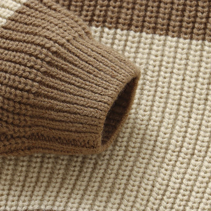 Baby Boys Girls Sweaters Clothes Autumn Winter Knitted Infant Unisex Pullovers Crew Neck Full Sleeves Toddler Knitwear Tops 1-3Y