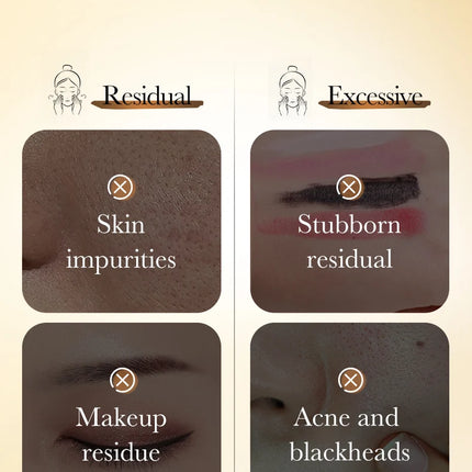 Rice Plasma Makeup Remover Capsules Essential Oil Deep Pore Cleansing Mild Non-Irritating Dissolving Makeup Remover Oil