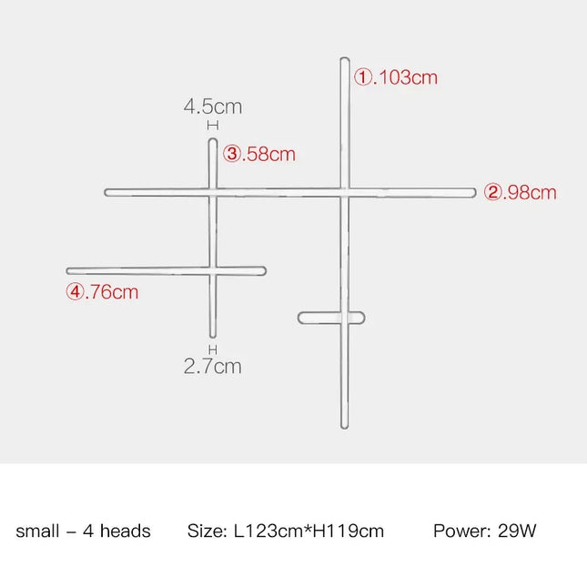 Modern Minimalist Black Line Long Wall Lamp Living Room Background Dining Bedroom Aisle Interior Decor LED Designer Wall Light
