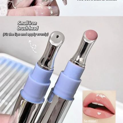 Mirror Watery Essence Lip Gloss Long-Lasting Non-Sticky Plumping Liquid Lipstick Jelly Lip Glaze Makeup Moisturizing Lips Tint