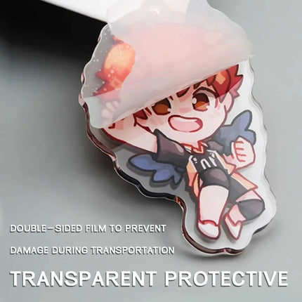 Genshin Impact Kawaii Columbina Double Sided Acrylic Keyring High Quality Decorative Decorative Key Ring For Bags And Keys