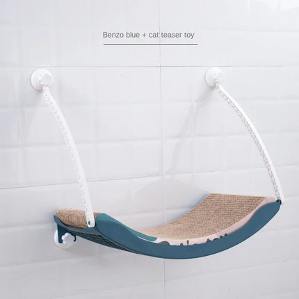 Cute Cat Hanging Beds Comfortable Sunny Window Seat Mount Bearing 15kg Strong Cats Hammock Cat Bed Shelf Seat Hammock For Cats