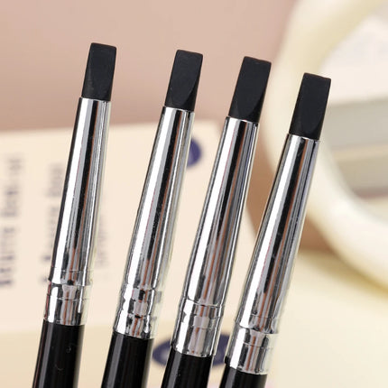 1/5pcs Silicone Eyeliner Brushes Professional Eye Beauty Tool Eyebrow Contour Details Painting Makeup Applicator Cosmetic Brush