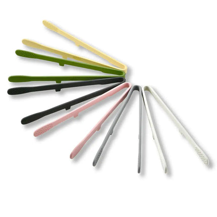 Silicone Food Toast Tongs Trivet Tongs Non-slip Heat Resistant BBQ Salad Cooking Serving Clamp Steak Pasta Clip For Kitchen 2026