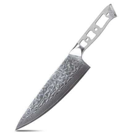 TURWHO DIY Kitchen Knives Blank Blade 67 Layer Damascus Steel VG10 Japanese Chef Santoku Kiritsuke Slicing Utility Knife Parts