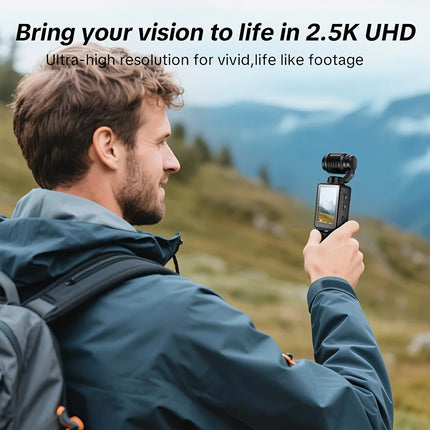 SKIG 1080P FHD Video Camera with 1.9" CMOS, USB Rechargeable, 180° Rotating Action Camcorder for Vlogging, Vlogging Camera