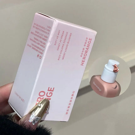 Herorange Hydrating Liquid Blush Lightweight Smooth Blend Non Cakey Natural Glow Long Lasting All Skin Types