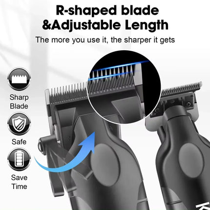 Kemei New Professional Cutting Machine Electric Shaver Hair Trimmers with LCD Display Men's Hair Clipper KM-2290 KM-2293 KM-T95