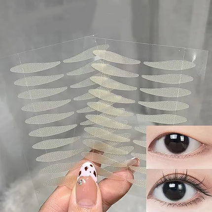 Lace Self-Adhesive Invisible Double Eyelid Tape 72-256 Stickers Eyelid Waterproof Fiber Stickers Women Make Up Eyelid Stickers