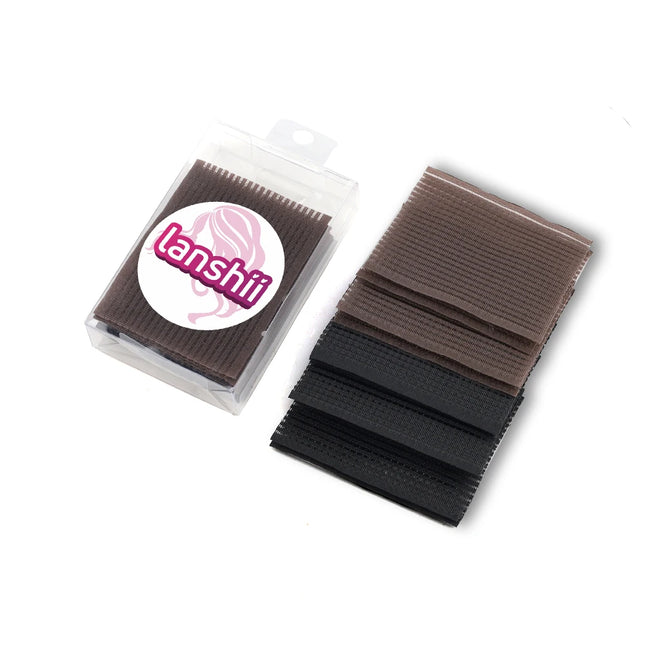 Lanshii Hair Grippers – 10PCS Black & Brown Hair Clips for Styling, Sectioning & Extensions – Salon & Stylist Use