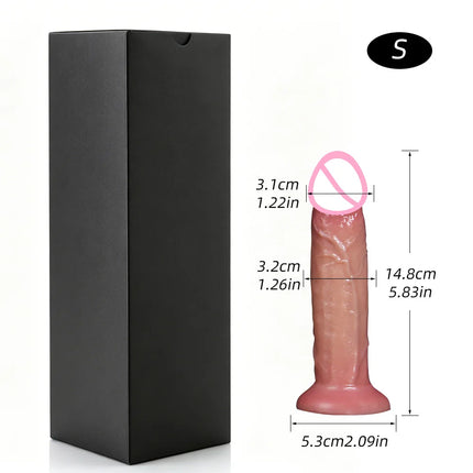Realistic Silicone Dildo with Suction Cup G-Spot Anal Dildos Strapon Dick Butt Plug Masturbat Adult Sex Toys for Man Women