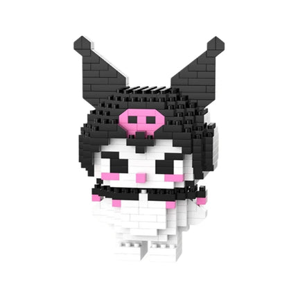 Sanrio Hello Kitty Kuromi My Melody Cinnamoroll Building Blocks Cartoon Figures Bricks Children's Assembly Toys Model Gift
