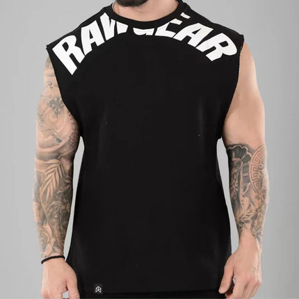 Men's Summer Cotton Tank Top Muscle Gym Fitness Workout Sleeveless Shirts O-Neck Vest Casual Sports Tops Male Trendy Breathable