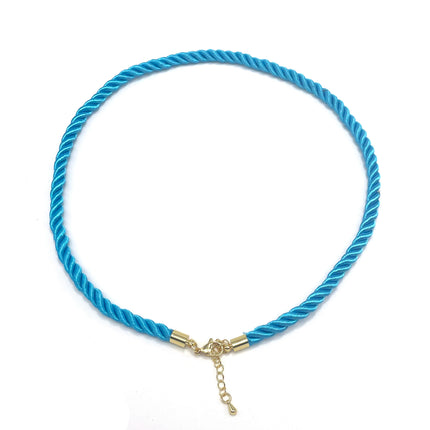 20Pcs Exaggerated Boho Metal Necklace Women Handmade Vintage Rope Nylon DIY Jewelry Making Accessories Wholesale