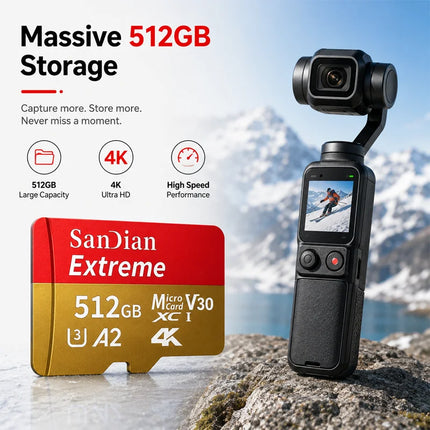 128GB SD Card Memory Card for Camera Phone Tablet Video Photo File Storage