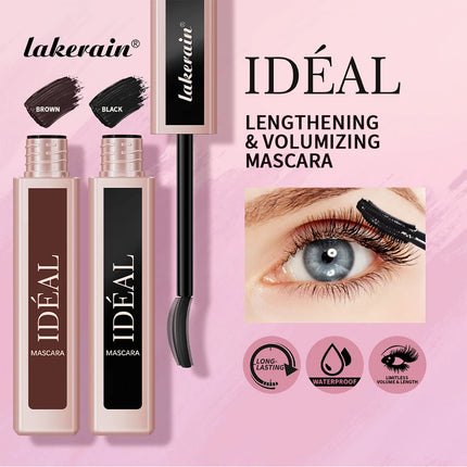 Black Waterproof Mascara Lengthening Eyelash Extension Eye Lashes Brush Beauty Curling Mascara Korean Cosmetics Long-wearing