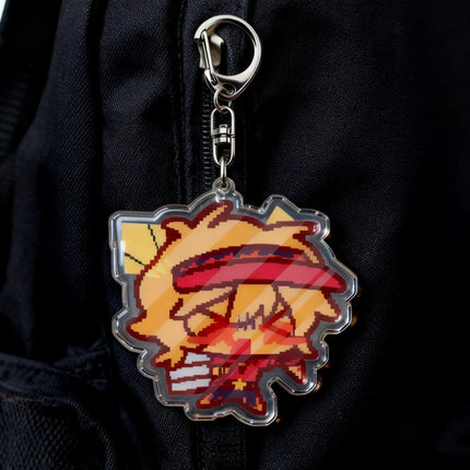 Popular Game Cartoon Chibi Keychain Accessories Bag Charms Keyrings Jewelry Fans Freinds Game Lovers Gifts
