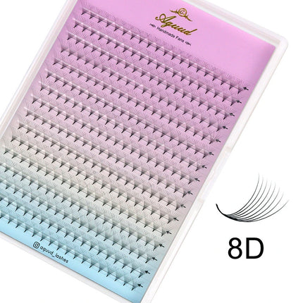 AGUUD 320 Fans Premade Volume Fans Eyelashes Extension 3D-40D Thin Pointy Base Russian Volume Fans Lashes Extension Makeup
