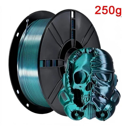 Dual Color Filament Silk PLA 1.75mm 1kg/500g/250g 3D Printer Filament High SpeedShiny PLA Multicolor Black Red Blue Bundle