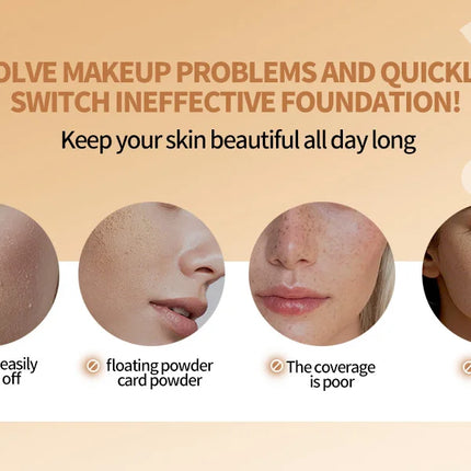 Color Changing Foundation Stick with Spf 15, All Day Flawless, Natural-Looking Complexion, Long-Lasting Wear
