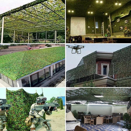 Premium Camouflage Netting for Camping Shade and Concealment Woodland Camouflage Party Decoration Halloween