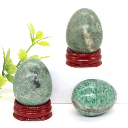 30x40mmNatural Crystal Stone Yoni Egg Polished Amethyst Quartz Healing Mineral Ball Kegel Exercise Massage Craft Home Decor Gift