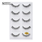 5pairs-3D-X09 / mink eyelashes