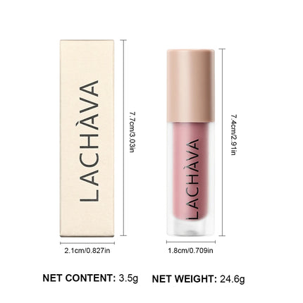 1pc Matte Nude Lipstick Smooth Texture Long-Lasting Water Resistance No Fading Ideal Christmas Gift Makeup for Women