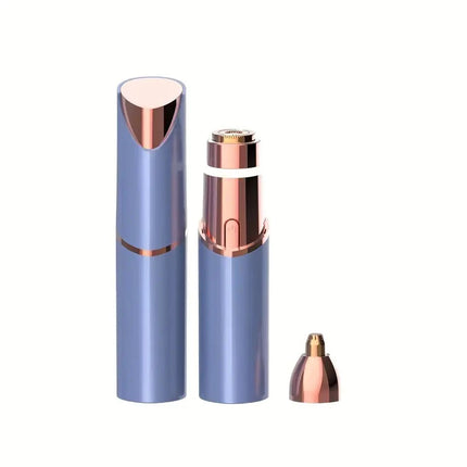 2-in-1 facial and eyebrow trimmer, USB charging hair removal device, women's lipstick shaver, suitable for face, lips, and body