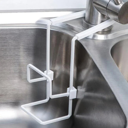 Kitchen Metal Sink Drying Holder Sink Rack Wall Sucker Sponge Storage Soap Stand Dish Cloth Shelf Organizer Products