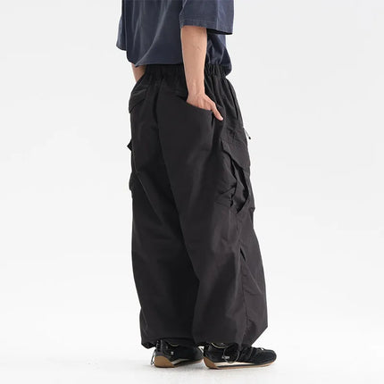 Ultra Loose Lightweight Outdoor Functional Pants Men Women Waterproof Quick Dry Techwear Wide Leg Cargo Pant Track Trouser