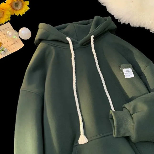 【M-8XL Hoodies】Men Oversized Fashion Loose Anime Crayon Shinchan Print Long Sleeve Couple Clothes