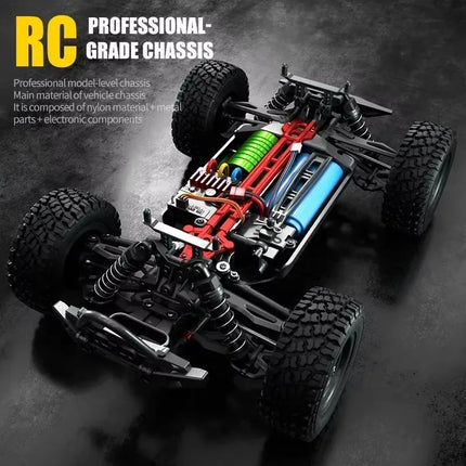 SCY-16103PRO 1:16 4WD RC Car - 70KM/H Brushless, 50KM/H Brushed, LED, 2.4G Remote, Off Road Drift, Kids Toy