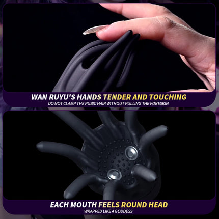 Penis Trainer Electric Shock Male Masturbator Penis Vibrator 10 Vibrating Modes Male Stroker 360°Wrapped Adult Sex Toys for Men