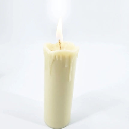 Remote Control Self-Igniting Candle with Ghost Flame Illusion Stage Pranks Auto Lighting Magic Trick Halloween Accessory