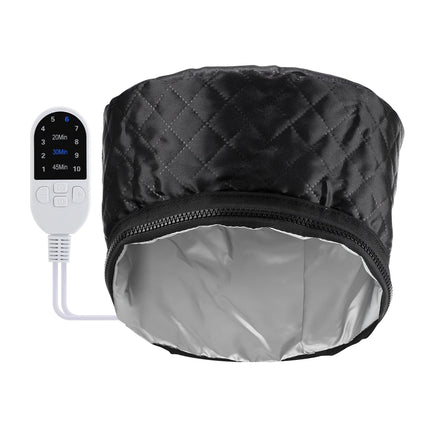 Electric Hair Steamer Cap Hair Heating Hat 3 Time Setting10-Level Heat Home Use Thermal for Deep Conditioning Hair Care SPA Cap